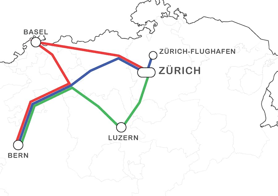 Streckennetz Dr. Richard