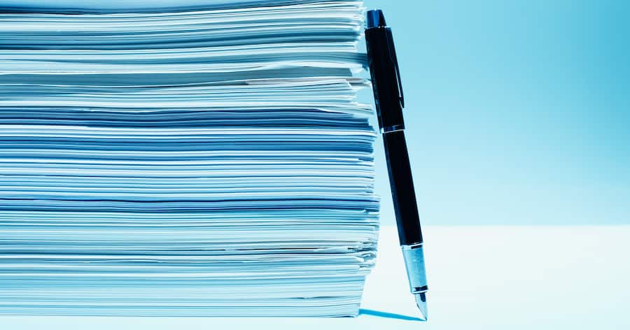 Dokumentenstapel