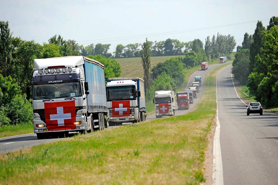 Der Schweizer Hilfskonvoi