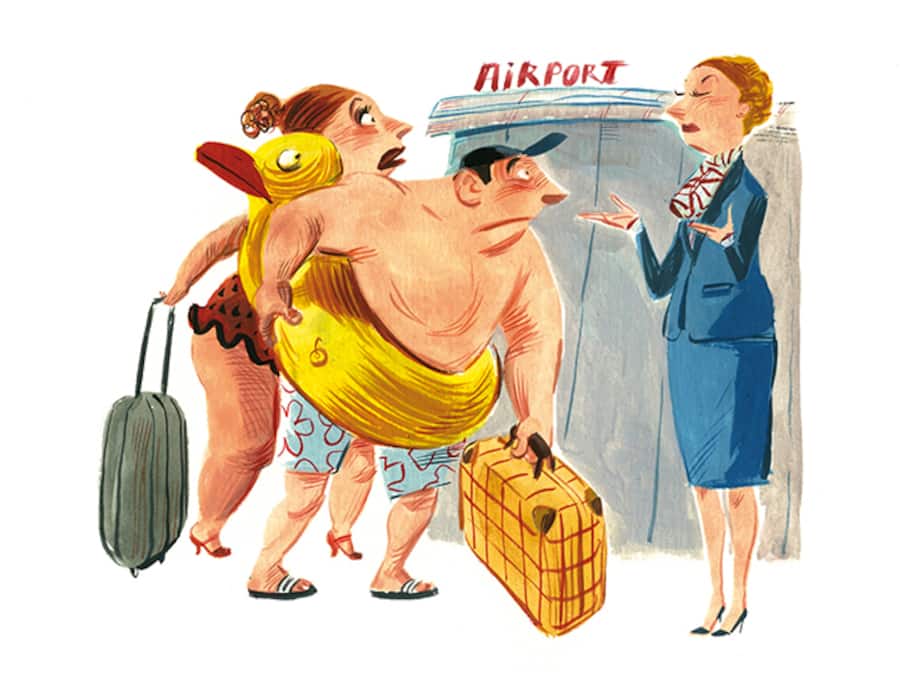 Flugverschiebung akzeptieren