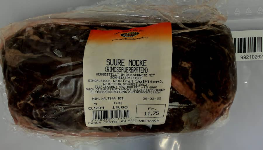 Carna-Center-Beschiss: Dokumente, Belegmaterial und die Carna-Insider selbst. Carna Center Oberaach: Suure Mocke, verkauft als Schweizer Fleisch, tatsächliche Herkunft: Uruguay. Nutzung via U. Rotzinger für Beobachter Artikel zum Thema Ende Juni 20…