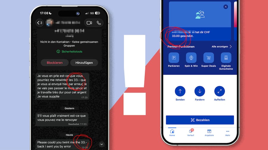 Unsere Journalistin erhielt unerwartet eine Gutschrift und sofortige Rückforderungen per Chat. Ein Selbstversuch: Wie man echte Irrtümer von Betrugsmaschen unterscheidet.