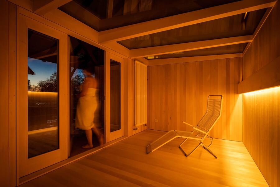 In der Weiere-Sauna St. Gallen